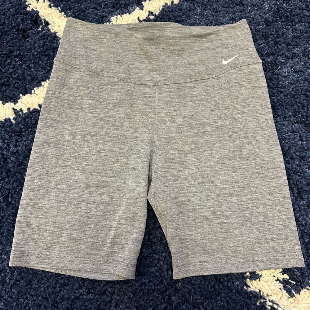 Nike Gray Athletic Shorts with High Waistband